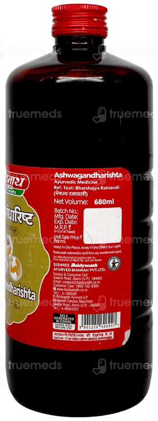 Baidyanath Ashwagandharishta 680Ml